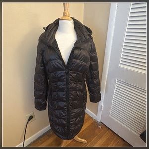 Calvin Klein women’s long puffer jacket